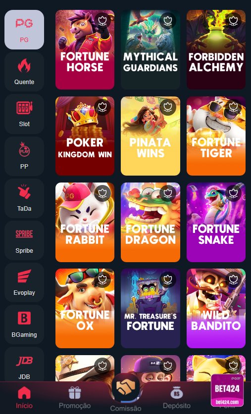 Chuva de Bônus bet424 nos slots